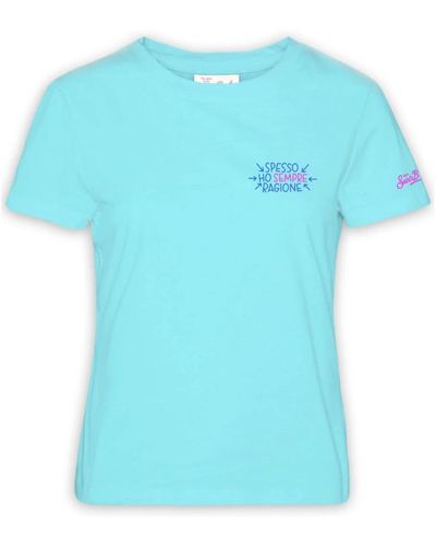 Mc2 Saint Barth T-shirts - Azul