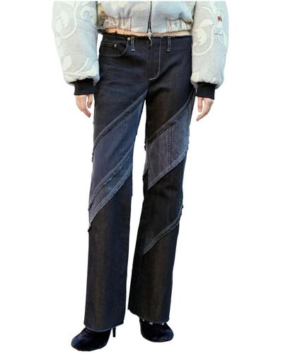 Rave Review Jeans > straight jeans - Bleu