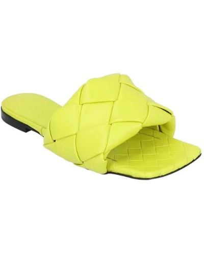 Bottega Veneta Shoes > flip flops & sliders > sliders - Jaune