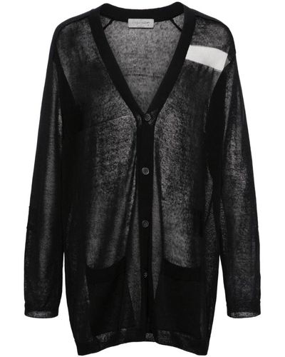 Yohji Yamamoto Knitwear > cardigans - Noir