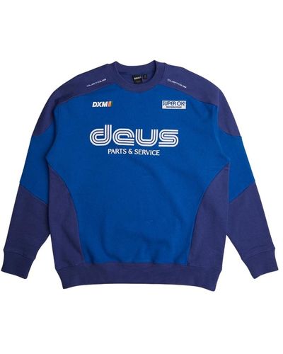 Deus Ex Machina Touring crew sweatshirt - Blu