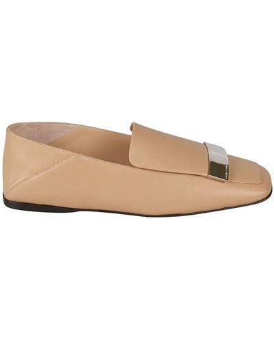 Sergio Rossi Loafers - Natural