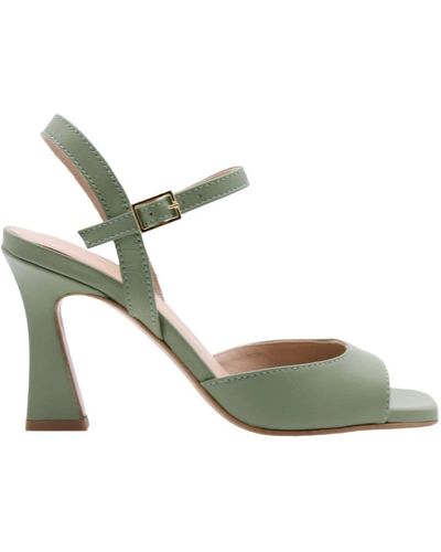 Scapa High Heel Sandals - Green