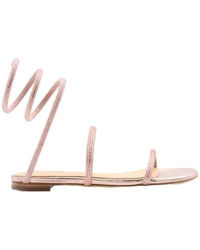 Lola Cruz Flat Sandals - Pink