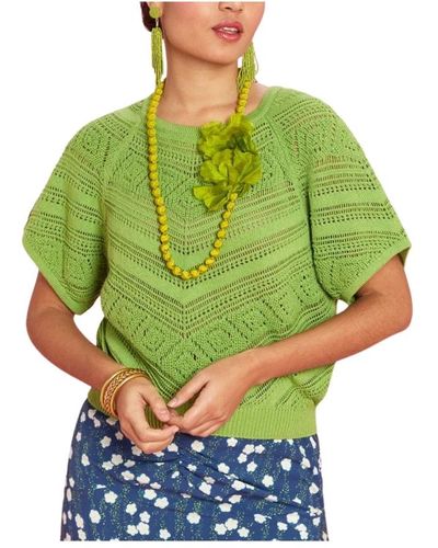 ANTOINE & LILI Knitwear > round-neck knitwear - Vert
