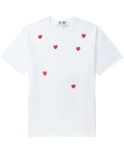 COMME DES GARÇONS PLAY Tops > t-shirts - Blanc