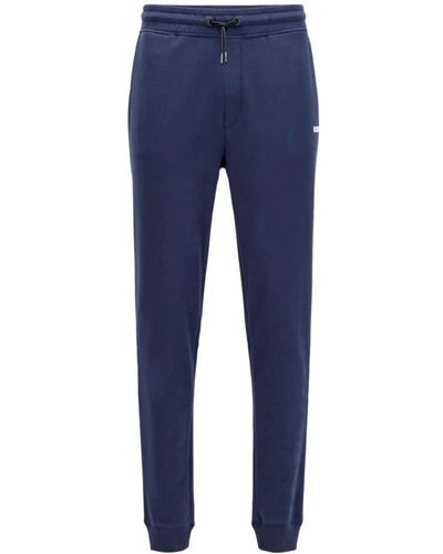 BOSS Trousers > sweatpants - Bleu