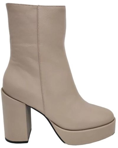 Bibi Lou Heeled Boots - Grey