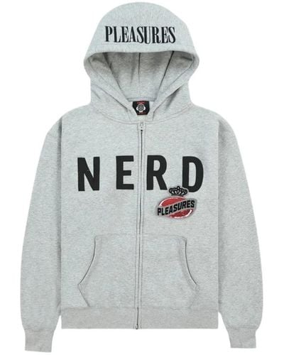 Pleasures N.e.r.d. zip up hoodie - Grau