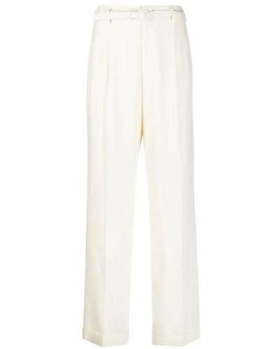 Ralph Lauren Straight Trousers - White