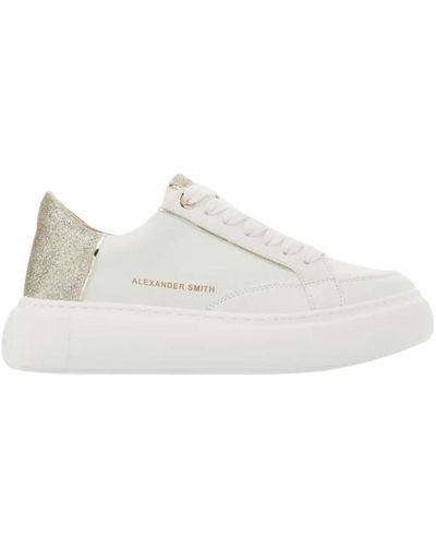 Alexander Smith Eco greenwich -gold sneakers - Weiß