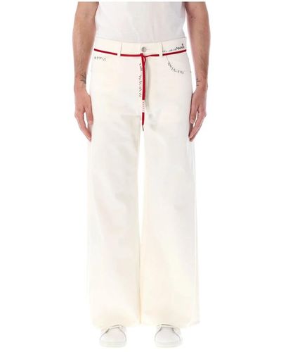 Marni Jeans > wide jeans - Blanc