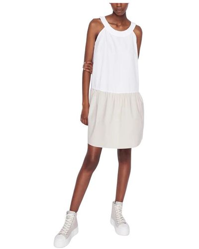 Armani Exchange Short Dresses - White