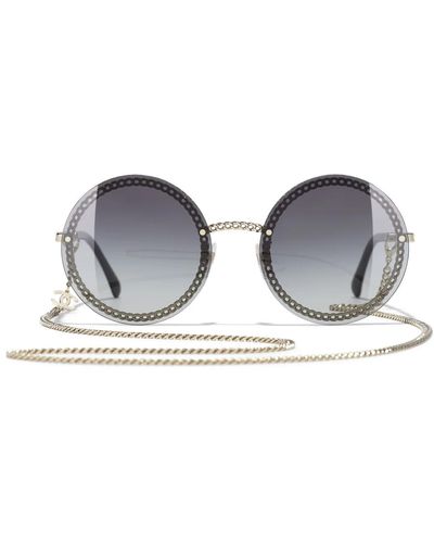 Chanel Sonnenbrille - Grau