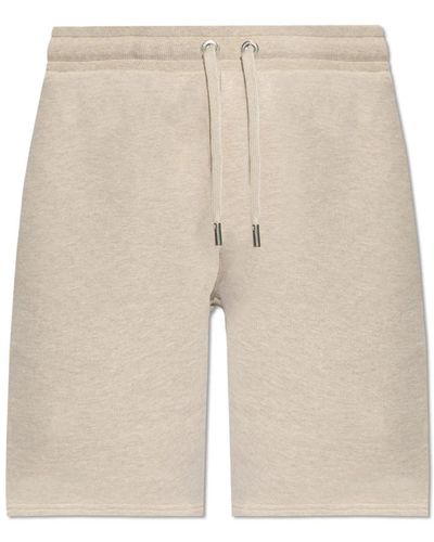 Ami Paris Pantalones cortos de algodón con logo - Neutro