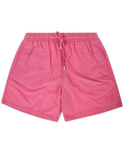 Vilebrequin Badeanzug mit elastischem bund und taschen - Pink