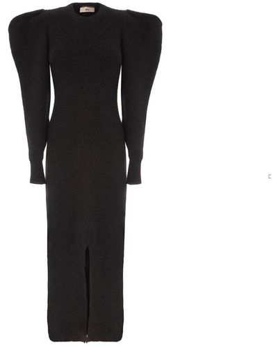 Akep Knitted Dresses - Black