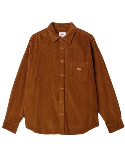 Obey Casual Shirts - Brown