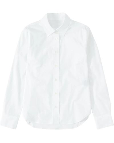 Closed Blusa de chambray de algodón orgánico - Blanco