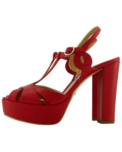 Apair Shoes > sandals > high heel sandals - Rouge