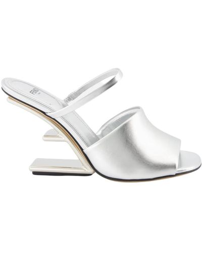 Shoes > heels > heeled mules Fendi en coloris Noir | Lyst