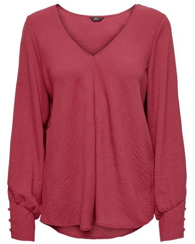 ONLY Women& blouse - Rosso