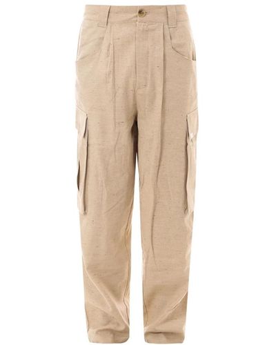 The Silted Company Slim-Fit Trousers - Natural