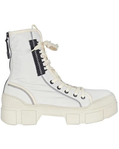 Vic Matié Shoes > boots > lace-up boots - Blanc