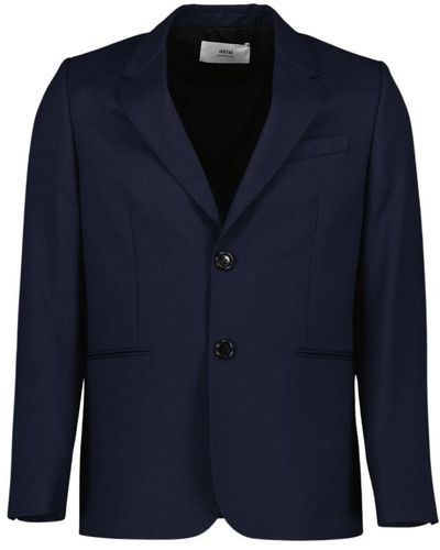 Ami Paris Classico blazer in lana - Blu