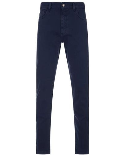 Zegna Slim-Fit Jeans - Blue