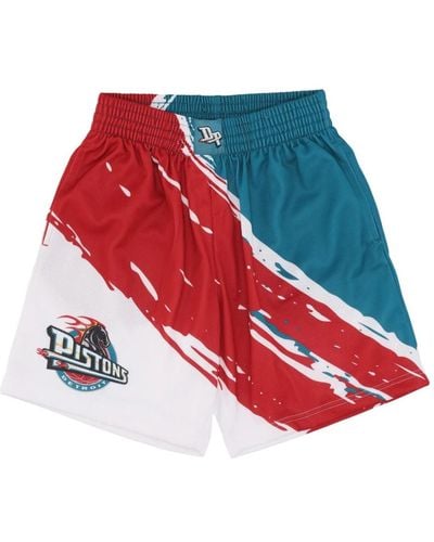 Mitchell & Ness Casual Shorts - Rot