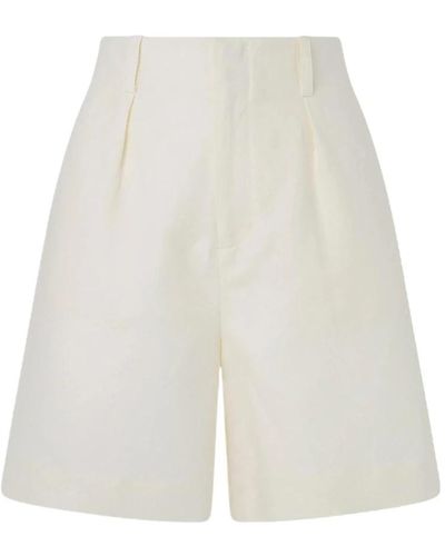 Pepe Jeans Shorts bianchi da donna - Bianco