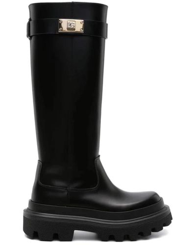 Dolce & Gabbana Shoes > boots > high boots - Noir