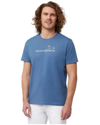 Harmont & Blaine T-Shirts - Blue