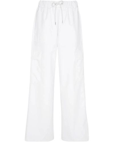 Rains Wide trousers - Bianco