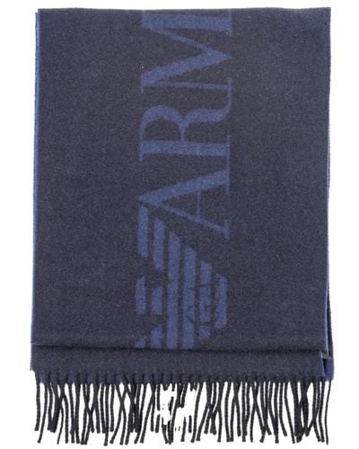 Emporio Armani Accessories > scarves > winter scarves - Bleu