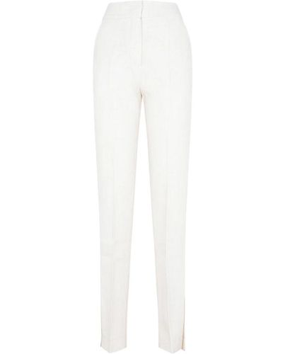 Jacquemus Trousers > slim-fit trousers - Blanc