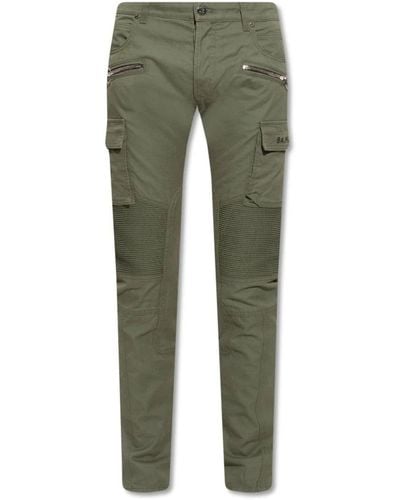 Balmain Slim-Fit Pants - Green