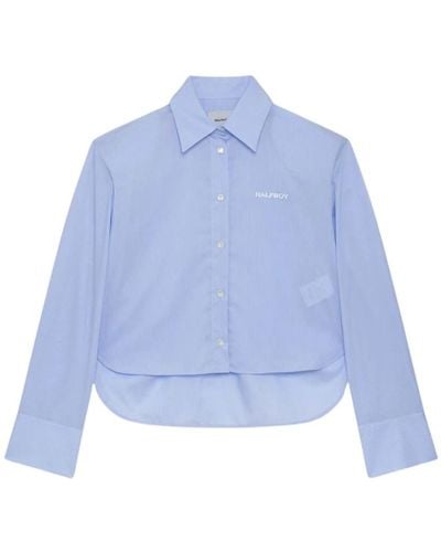 Halfboy Shirts > casual shirts - Bleu