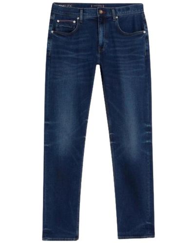 Tommy Hilfiger Denton straight jeans - lunghezza 34 - Blu