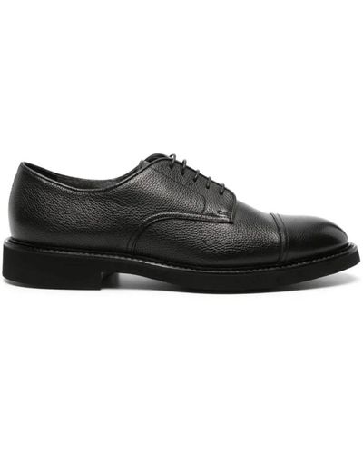 Doucal's Laced Shoes - Black