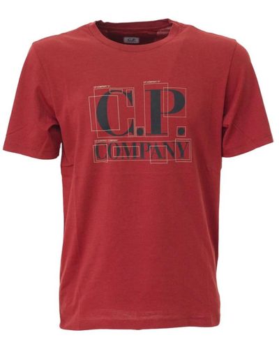 C.P. Company T-Shirts - Red