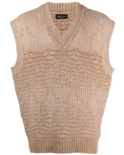 Roberto Collina Sleeveless Knitwear - Natural