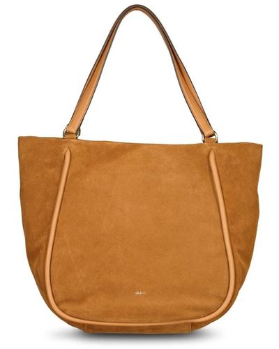 Abro⁺ Tote Bags - Brown