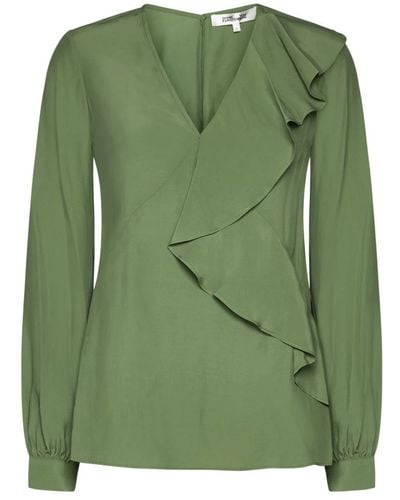 Diane von Furstenberg Elegant top - Grün