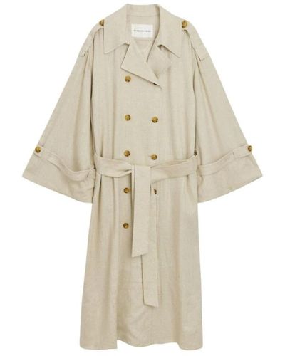 By Malene Birger Trench Coats - Natural