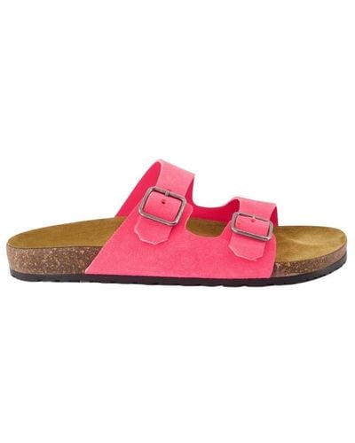 Saint Laurent Leder sandalen mit schnallenverschluss - Pink