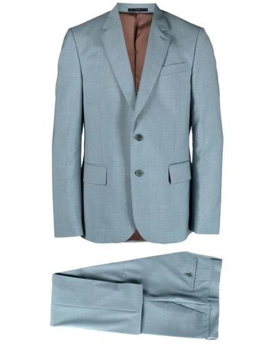 Paul Smith Single Breasted Suits - Blue