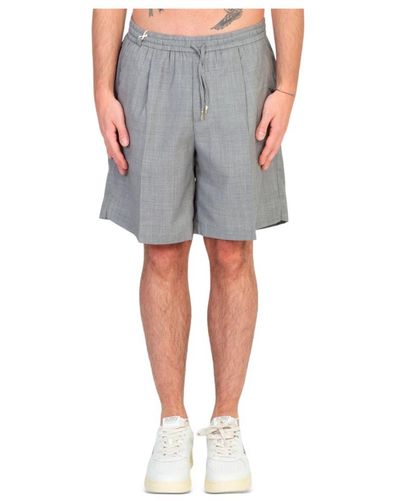 BRIGLIA Elastische taille shorts,shorts mit elastischem bund - Grau