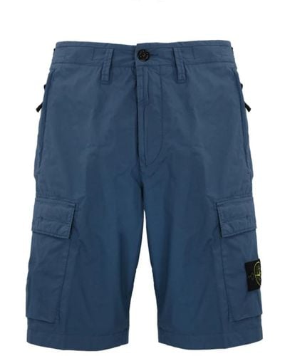 Stone Island Shorts - Blu